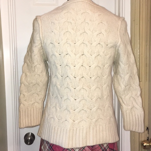 🍂🍁 Fall Ann Taylor Pearl Embellished Wool Sweater Sz S. - Picture 3 of 6